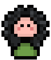 Pixel illustration of author of the website